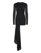 Bardot Cassidy Tie Front Dress Svart