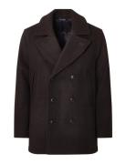 Lexington Clothing Wes Wool Peacoat Brun