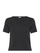 LEVI´S Women Muse Ss Tee Caviar Cotton/Poly Svart