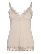 Rosemunde Rwbillie Sl Strap Lace Top Grå