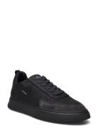 Cph44M Leather Mix White Låga Sneakers Black Copenhagen Studios