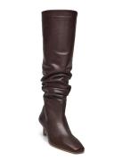 Kalila Brown Leather Boots Känga Stövel Brown ALOHAS