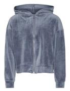 Vero Moda Girl Vmathena Ls Zip Hoodie Jrs Girl Blå