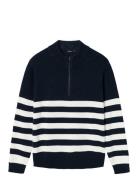 LMTD Nlmnurjo Ls Half Zip Knit Svart