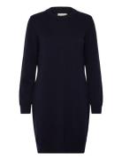 Superfine Lambswool Dress Kort Klänning Navy GANT