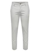 ONLY & SONS Onsmark Pete Slim Dobby 0058 Pant Noos Grå