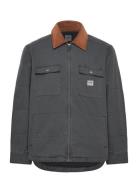 Quilted Workwear Jacket Kviltad Jacka Grey Lee Jeans