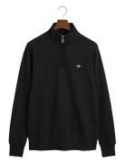 GANT Emb Archive Shield Half Zip Svart