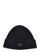 GANT Unisex. Cotton Rib Knit Beanie Svart