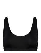 NIKE SWIM Nike W Scoop Neck Bikini Top S Svart