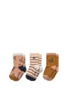 Silas Socks 3-Pack Sockor Strumpor Multi/patterned Liewood