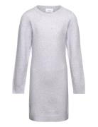 Vero Moda Girl Vmdoffy Ls O-Neck Dress Ga Girl Noos Grå