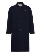 Tjm Wool Coat Yllerock Rock Navy Tommy Jeans