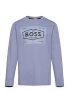 BOSS Long Sleeve T-Shirt Blå