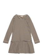 Dress L/S Modal Striped Dresses & Skirts Dresses Casual Dresses Long-s...