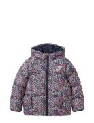 Tom Tailor All Over Printed Puffer Jacket Lila