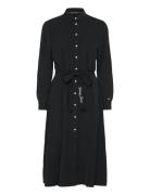 Tjw Belted Midi Dress Knälång Klänning Black Tommy Jeans