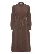 Cwdita - Dress Knälång Klänning Brown Claire Woman