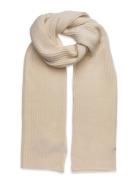 GANT Unisex. Shield Wool Knit Scarf Kräm