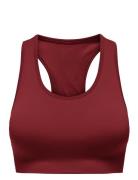 Only Play Onpdaisy-2 Seam Sports Bra Noos Burgundy