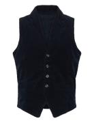 Corduroy Waistcoat Kostymväst Navy Lindbergh