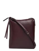 Calvin Klein Ck Leather Crossbody N/S Burgundy