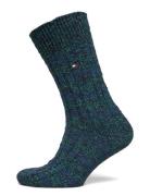 Tommy Hilfiger Th Men Sock 1P Special Mouline Stripe Grön