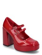 Cabernet Heeled Sandal Sandal Med Klack Red Steve Madden