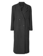 Slfjosephina Wool Coat Rock Jacka Grey Selected Femme