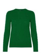 Polo Ralph Lauren Cable-Knit Wool-Cashmere Sweater Grön