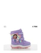 Gabby's Dolhouse Snowboot Vinterkängor Med Kardborreband Purple Gabby'...