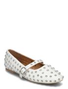 Fall Simili Mary Jane #P Ballerinaskor Ballerinas White Bianco