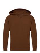 Abel Hood Sweat Tops Sweat-shirts & Hoodies Hoodies Brown Mos Mosh Gal...