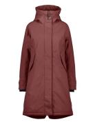 Didriksons Luna Wns Parka 5 Burgundy