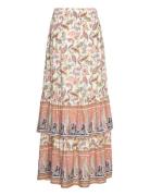 Yasgemma Hw Maxi Skirt - Fest Lång Kjol Beige YAS