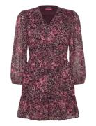 Mini Wrap Dress Kort Klänning Pink Scotch & Soda