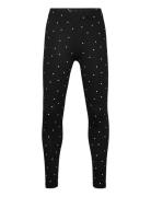 Mango Printed Leggings Svart