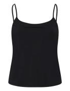 Mango Slim Fit Top With Thin Straps Svart