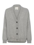 GANT Superfine Lambswool Cardigan Grå