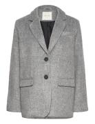 Fqsalo-Jacket Ulljacka Jacka Grey FREE/QUENT