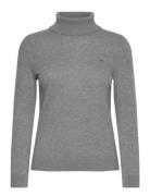 GANT Extrafine Lambswool Blend Rollneck Grå