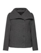 Slfzoe Wool Jacket Ulljacka Jacka Grey Selected Femme