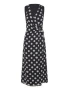 Mango Cross Dress With Polka-Dots Svart