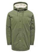 Onsalexander Parka Otw Noos Vd Parka Jacka Green ONLY & SONS