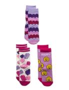 LEGO Kidswear Lwalya 603 - 3-Pack Socks Rosa