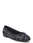 Fur Ballerina Ballerinaskor Ballerinas Navy Apair