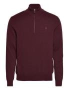 Polo Ralph Lauren Wool Quarter-Zip Sweater Burgundy