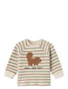 Nbnosome Ls Waffel Tops Knitwear Pullovers Cream Name It