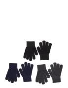 Mikk-line Magic Gloves 3 Pack Svart