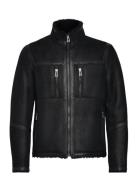 Tundra Jacket Black / Black Läderjacka Skinnjacka Black Belstaff